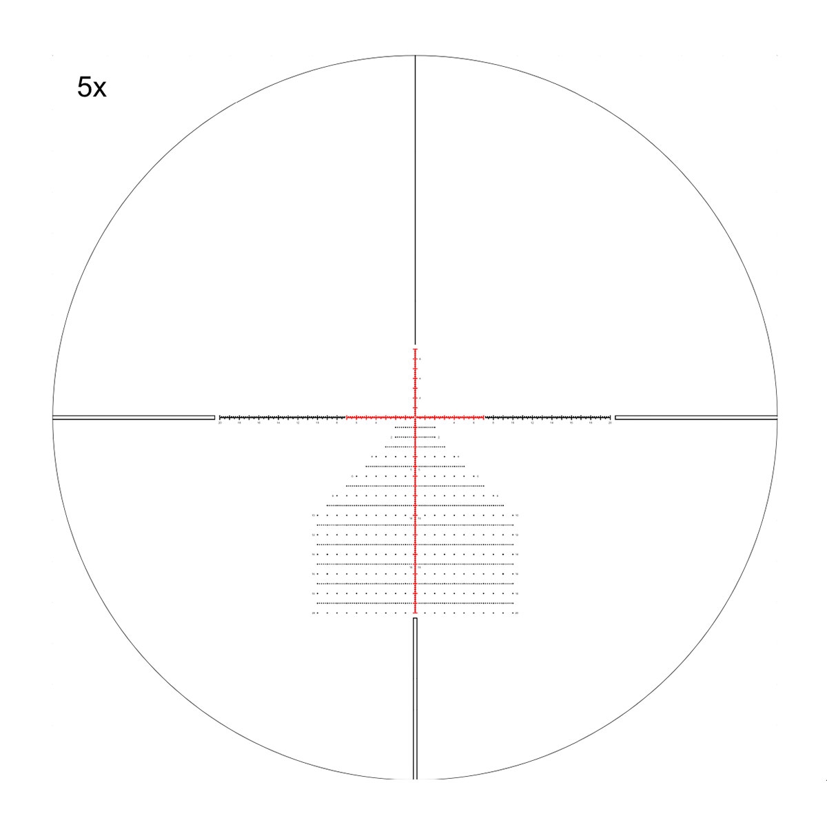 MRAD XTR Reticle
